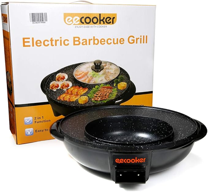 2-in-1 BBQ Grill & Hot Pot