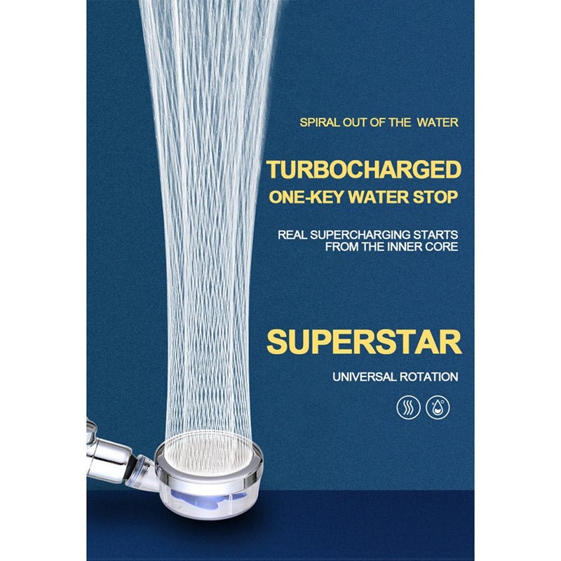 High Pressure Turbocharged Shower Head