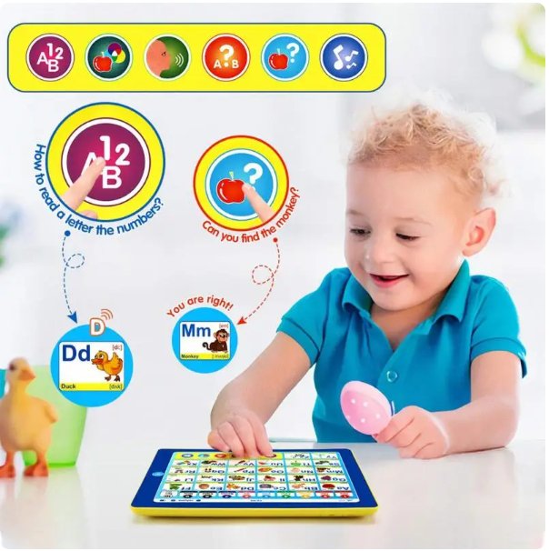 Kids Learning Pad Book